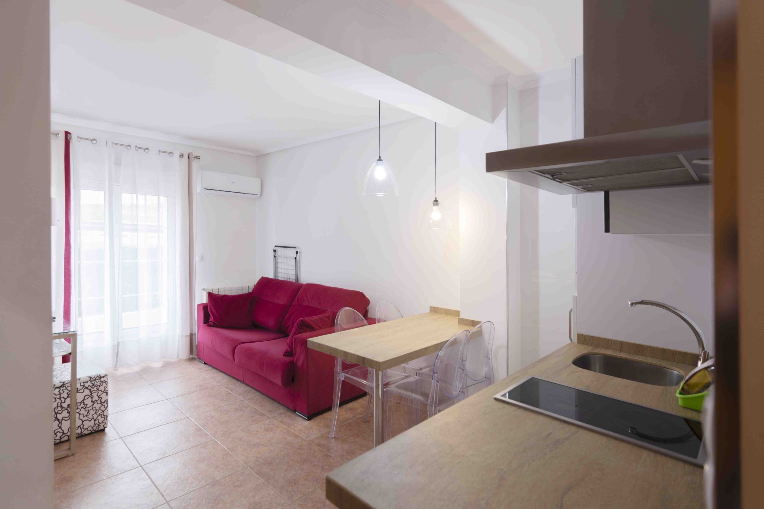 Cocina y salón Liencres Apartamentos